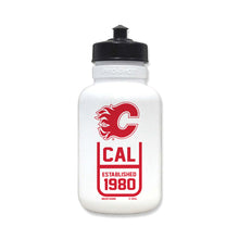 Calgary Flames Water Bottle - White
