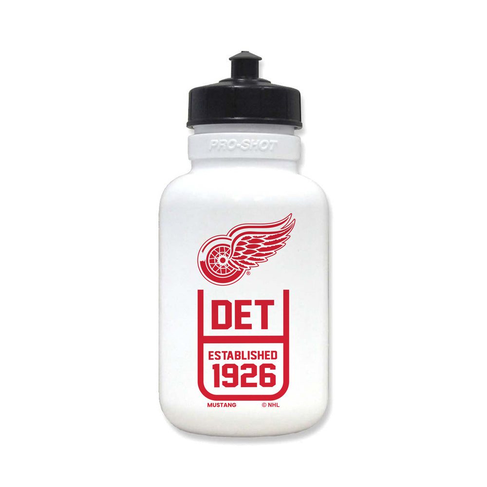 Detroit Red Wings White Water Bottle
