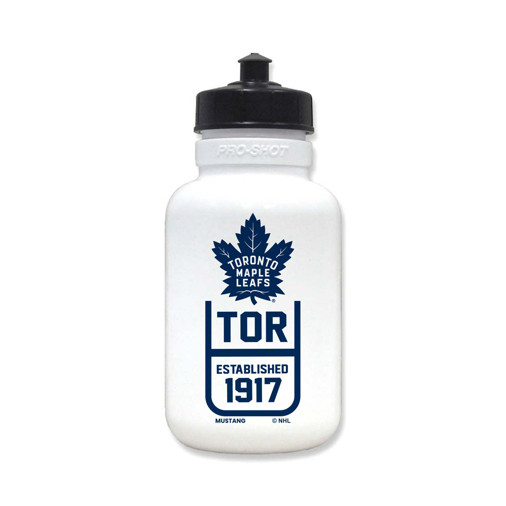 Toronto Maple Leafs White Water Bottle