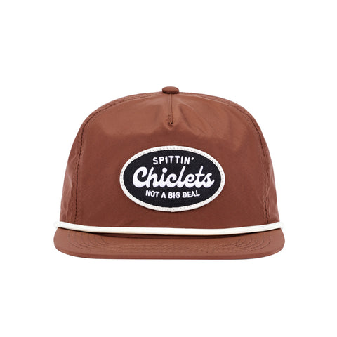 SPITTIN CHICLETS NOT A BIG DEAL ROPE BROWN HAT