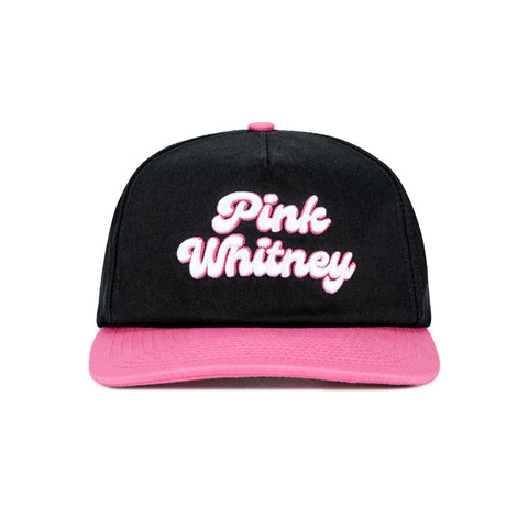PINK WHITNEY VINTAGE BLACK SNAPBACK HAT