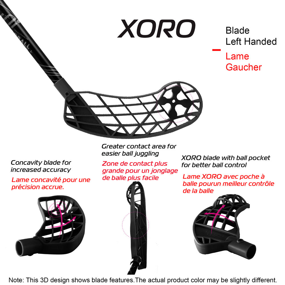 ACCUFLI XORO Z100 BLACK FLOORBALL STICK