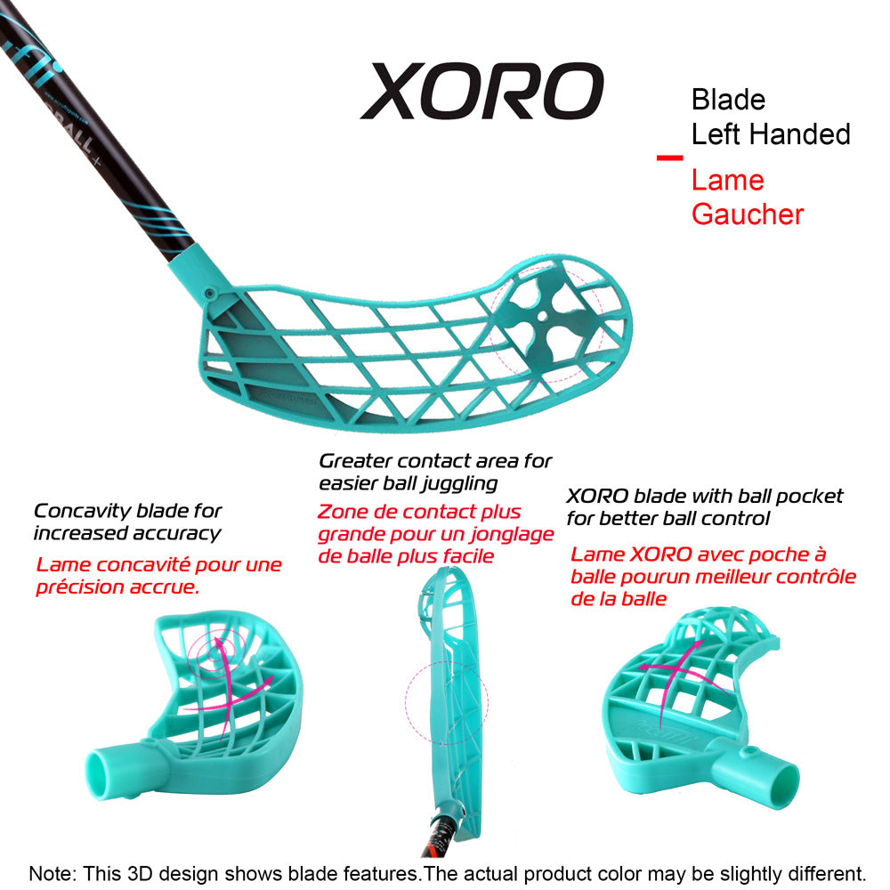 ACCUFLI XORO Z90 TEAL FLOORBALL STICK