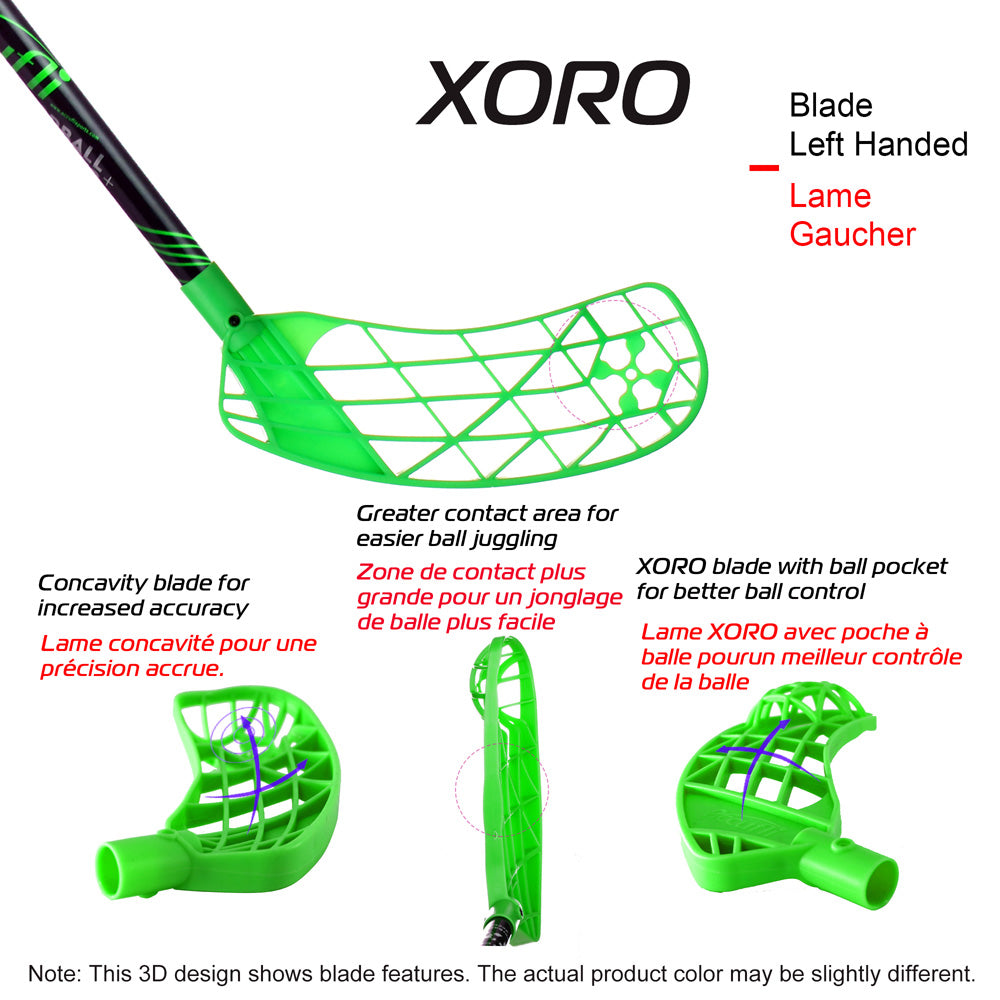 ACCUFLI XORO Z80 GREEN FLOORBALL STICK
