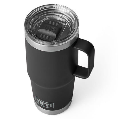 YETI RAMBLER 20 OZ TRAVEL MUG BLACK