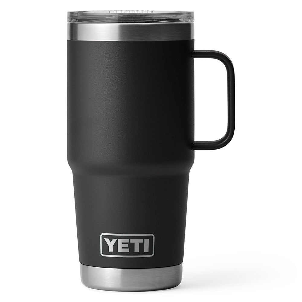 YETI RAMBLER 20 OZ TRAVEL MUG BLACK