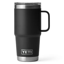 YETI RAMBLER 20 OZ TRAVEL MUG BLACK