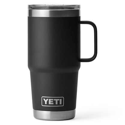 YETI RAMBLER 20 OZ TRAVEL MUG BLACK