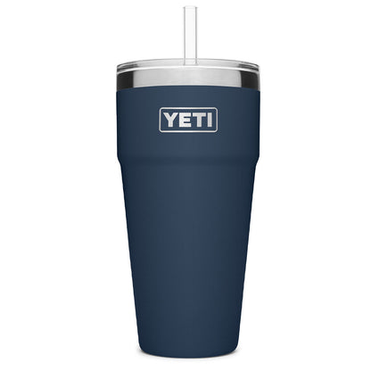 YETI RAMBLER 26OZ NAVY STRAW CUP