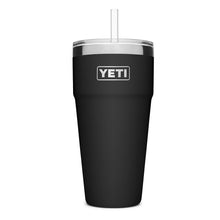 YETI RAMBLER 26OZ STRAW CUP - BLACK