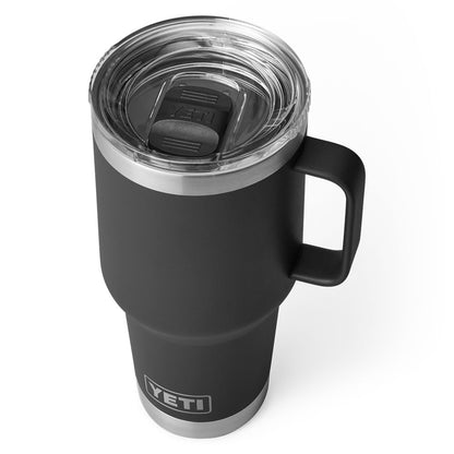 YETI RAMBLER 30 OZ TRAVEL MUG BLACK