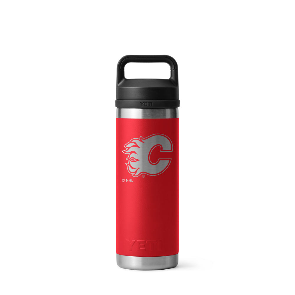 Yeti Rambler 18 OZ Calgary Flames Red Chug Bottle