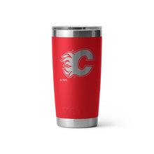 Yeti Rambler 20 OZ Calgary Flames Red Tumbler