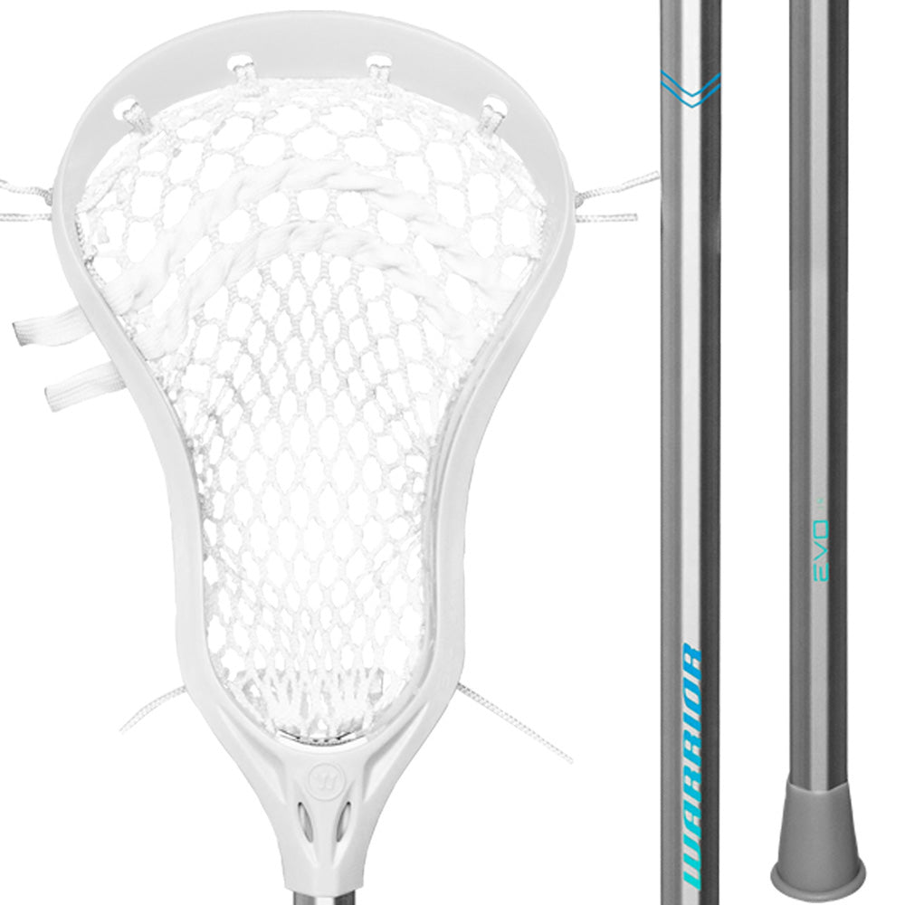 WARRIOR EVO ATK JUNIOR+ SILVER LACROSSE STICK