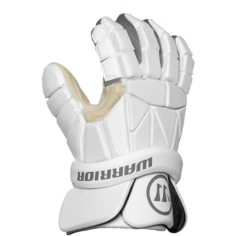 WARRIOR EVO LITE WHITE LACROSSE GLOVES