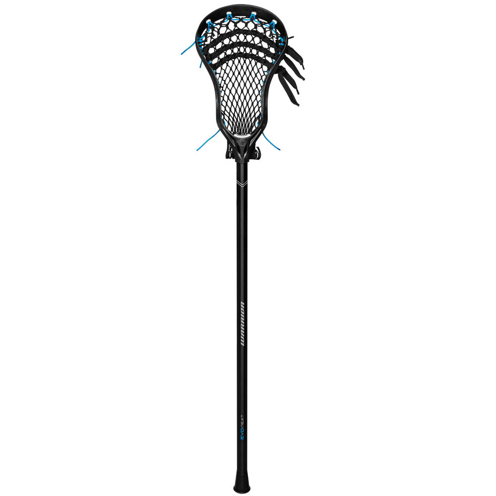 WARRIOR EVO NEXT BLACK COMPLETE LACROSSE STICK