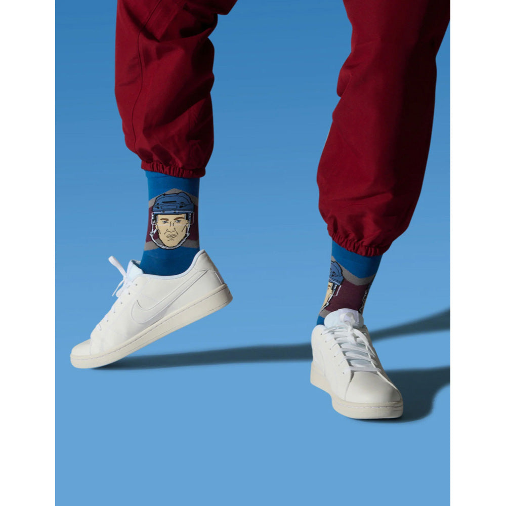 MAJOR LEAGUE SOCKS COLORADO AVALANCHE NATHAN MACKINNON SOCKS