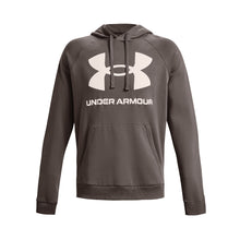 UNDER ARMOUR RIVAL FLEECE BIG LOGO CLAY HOODIE