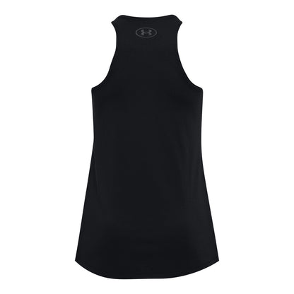 UNDER ARMOUR TECH GIRLS BLACK TANK TOP