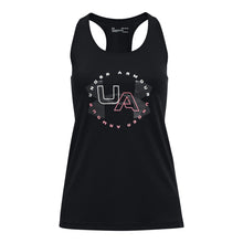 UNDER ARMOUR TECH GIRLS BLACK TANK TOP