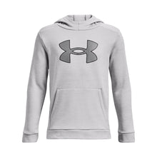 UNDER ARMOUR KID'S ARMOUR FLEECE BIG LOGO GREY HOODIE