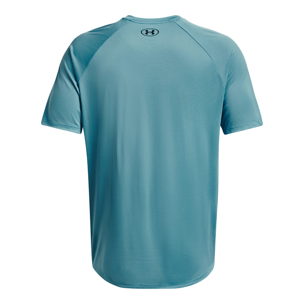 UNDER ARMOUR TECH BASE LAYER SHORT SSLEEVE T SHIRT - GLACIER BLUE
