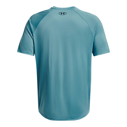 UNDER ARMOUR TECH BASE LAYER SHORT SSLEEVE T SHIRT - GLACIER BLUE