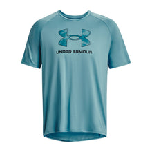 UNDER ARMOUR TECH BASE LAYER SHORT SSLEEVE T SHIRT - GLACIER BLUE
