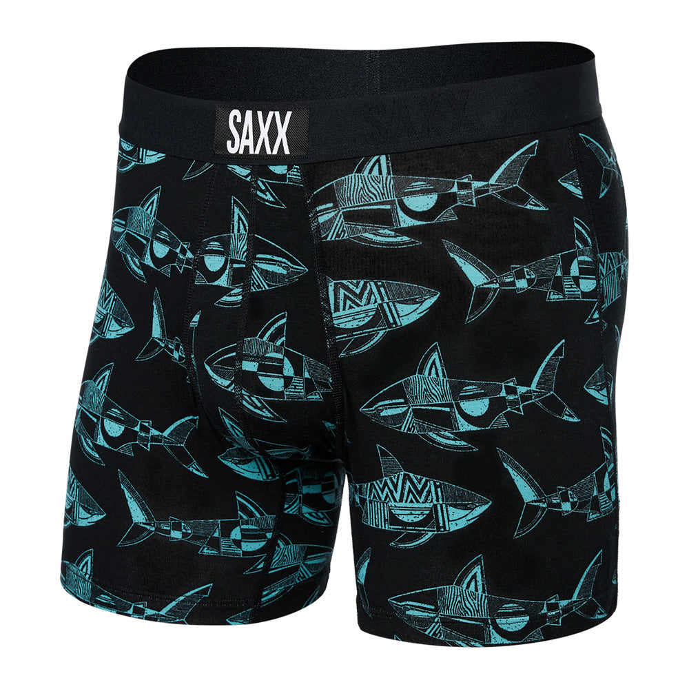 Saxx Vibe Abel Sharks Boxer Briefs