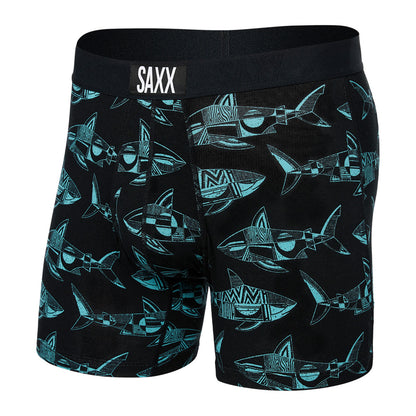 Saxx Vibe Abel Sharks Boxer Briefs