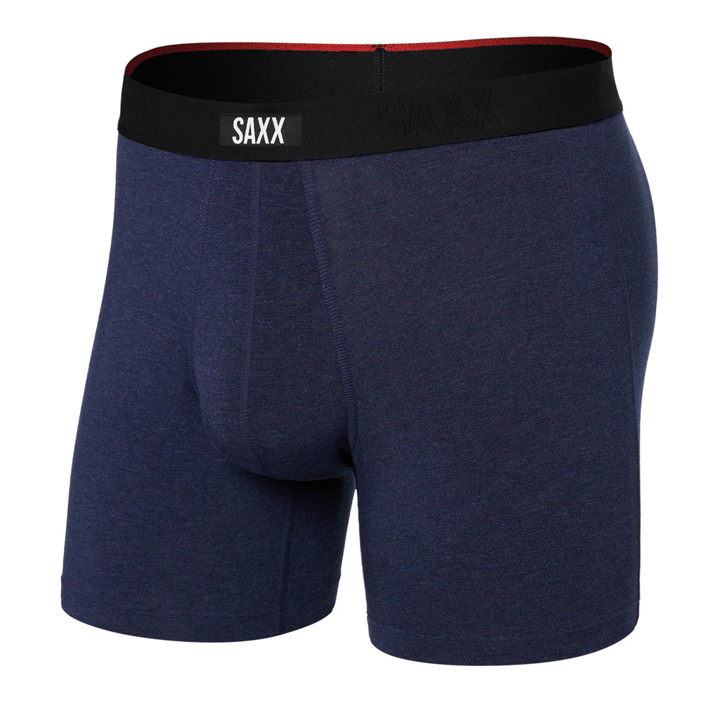SAXX VIBE XTRA SUPER SOFT BLUE HEATHER BOXER BRIEFS