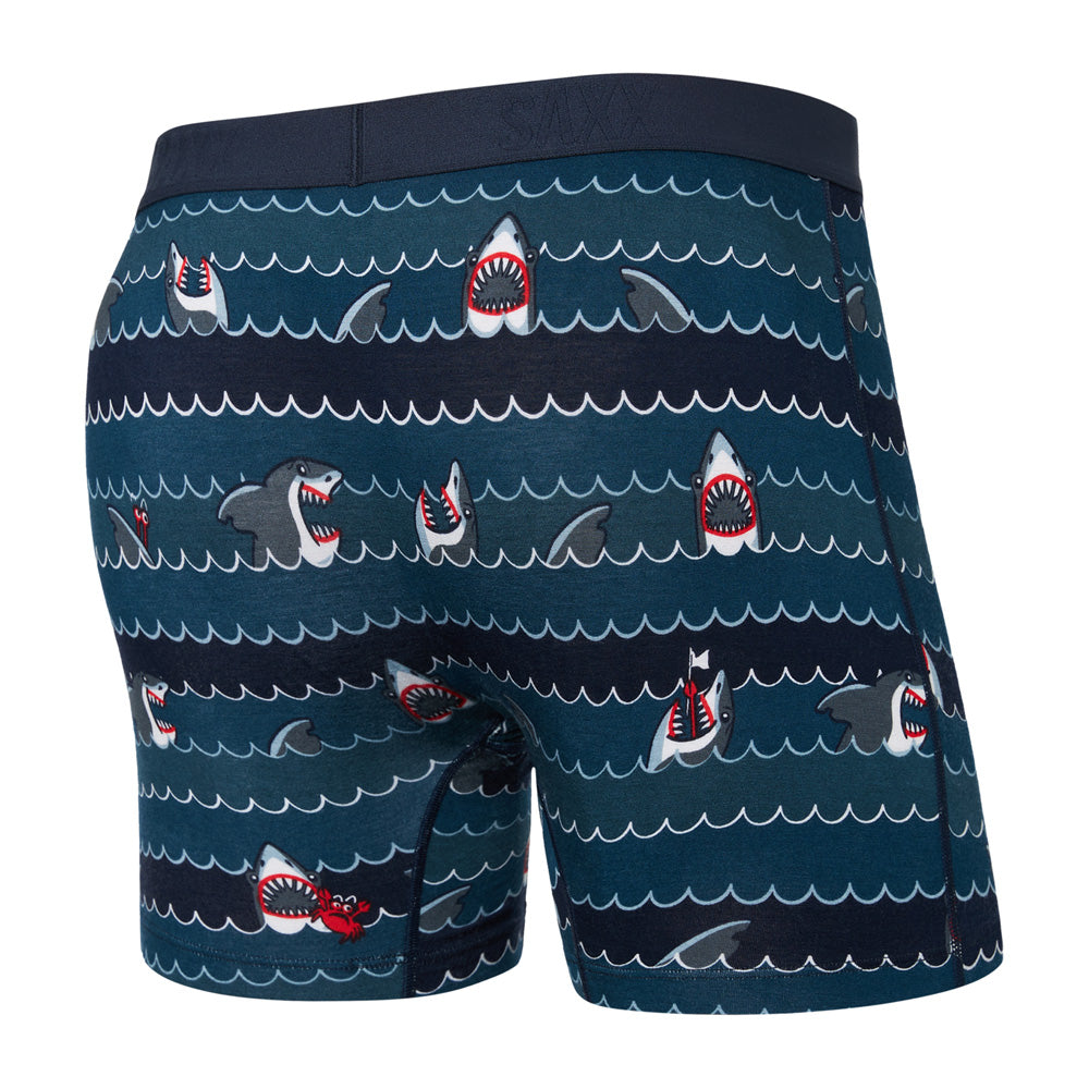 SAXX VIBE XTRA SUPER SOFT GET SHARKY BOXER BRIEFS