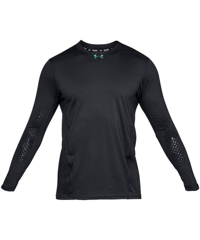UNDER ARMOUR SR GRIPPY FITTED SHIRT - BLACK