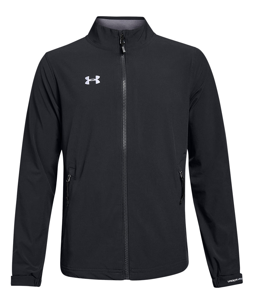 UNDER ARMOUR JR HOCKEY WARM UP JACKET - BLACK