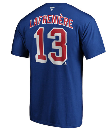 Alexis Lafrenire New York Rangers Fanatics Men'S Name And Number T Shirt