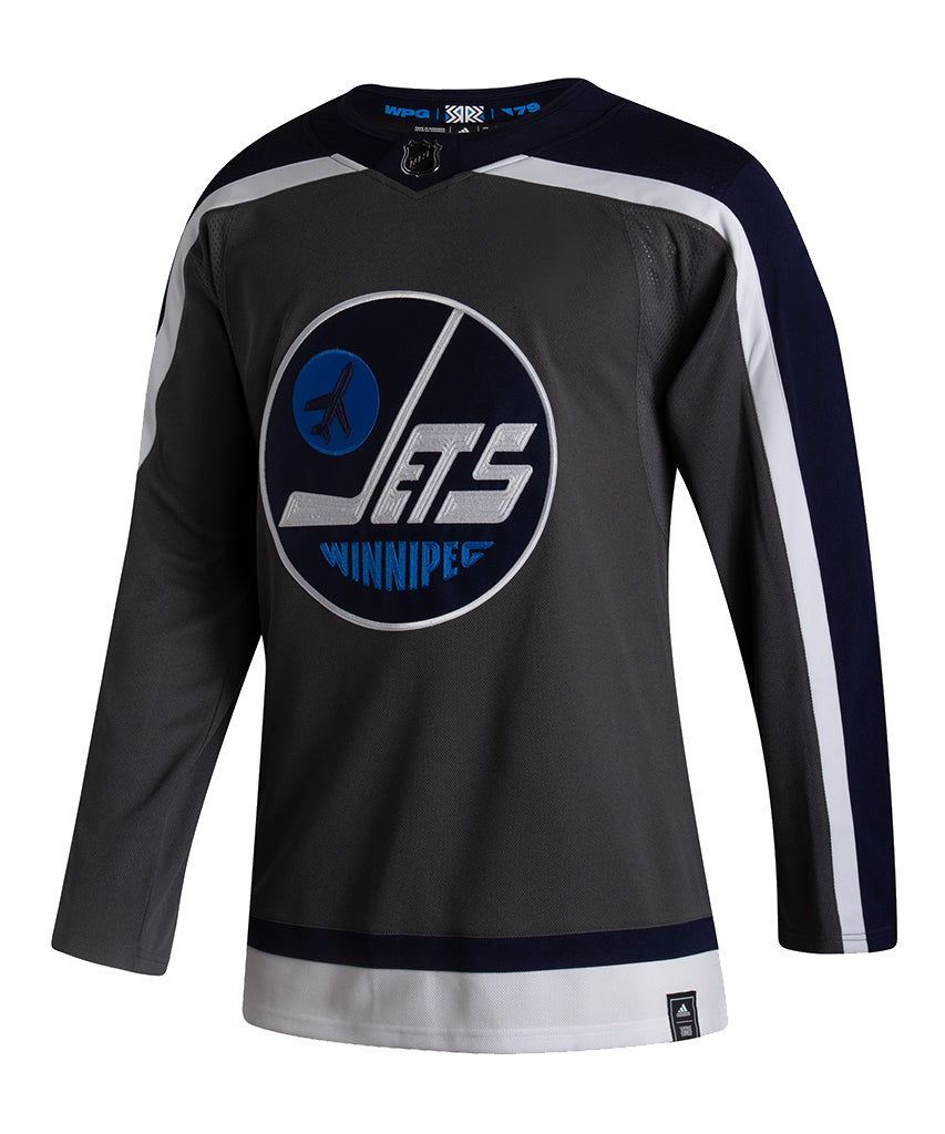 San Jose Sharks Adidas Men's Gray Reverse Retro Authentic Jersey  (Customizable)