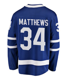 FANATICS TORONTO MAPLE LEAFS AUSTON MATTHEWS MENS BREAKAWAY JERSEY