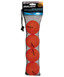 Bauer Hydrog Orange Warm Hockey Balls - 4 Pack