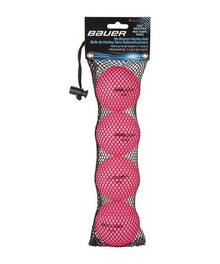 BAUER PINK COOL HOCKEY BALLS - 4 PACK