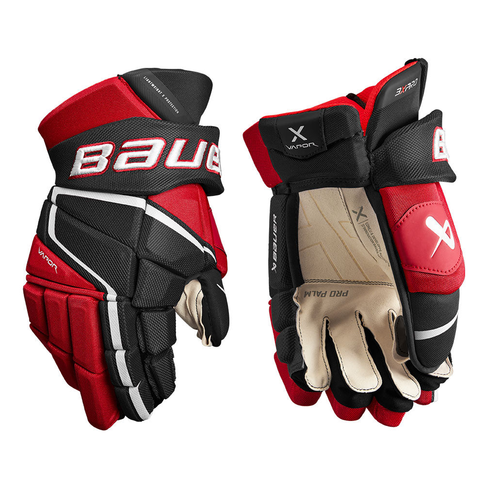 BAUER VAPOR 3X PRO SENIOR HOCKEY GLOVES