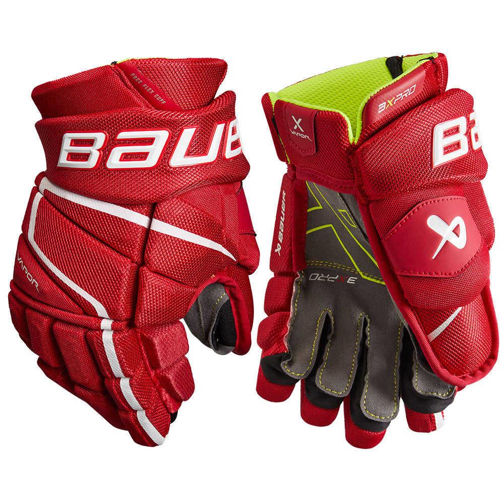 BAUER VAPOR 3X PRO JUNIOR HOCKEY GLOVES