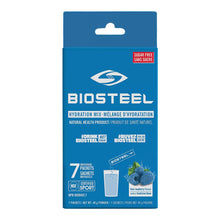 BIOSTEEL HYDRATION SPORTS DRINK MIX 7 COUNT BOX - BLUE RASPBERRY