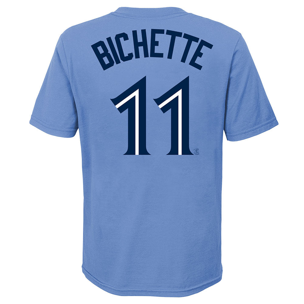 Youth Bo Bichette Toronto Blue Jays Roster Name & Number T-Shirt - Gray