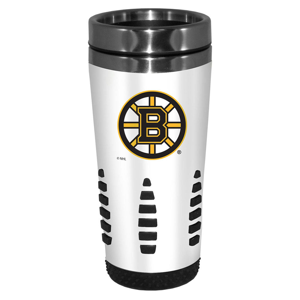 BOSTON BRUINS 16OZ HUNTSVILLE TRAVEL MUG - WHITE