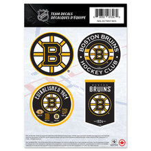 BOSTON BRUINS 5" X 7" MINI DECAL SET