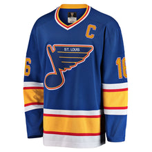 BRETT HULL ST. LOUIS BLUES FANATICS MEN'S HERITAGE BREAKAWAY JERSEY