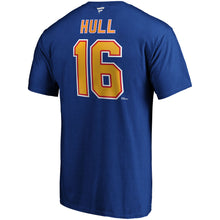 BRETT HULL ST. LOUIS BLUES FANATICS MEN'S HERITAGE T SHIRT