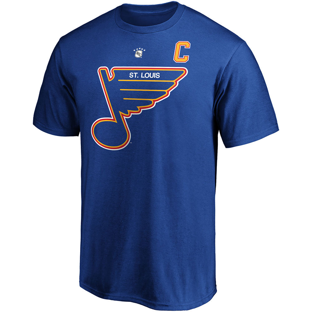 BRETT HULL ST. LOUIS BLUES FANATICS MEN'S HERITAGE T SHIRT