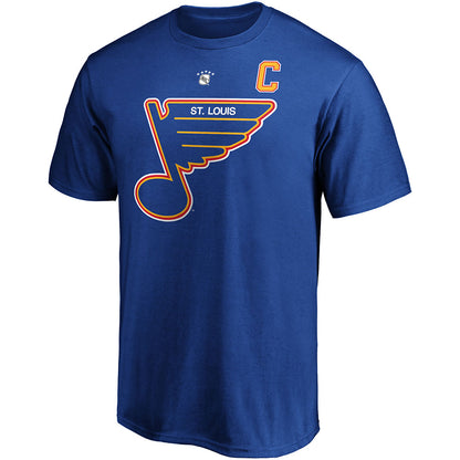 BRETT HULL ST. LOUIS BLUES FANATICS MEN'S HERITAGE T SHIRT