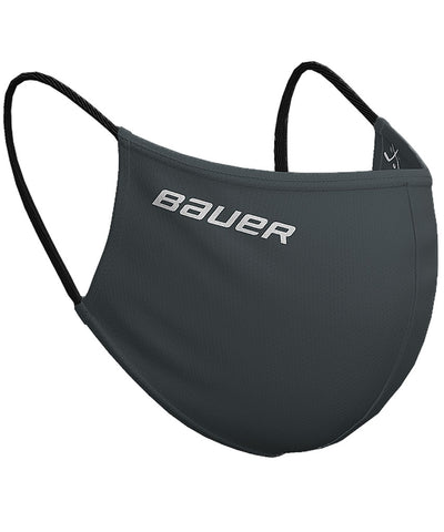 BAUER REVERSIBLE NON-MEDICAL FABRIC FACE MASK - CHARCOAL